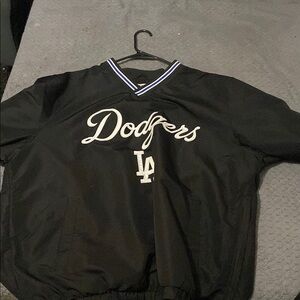 Dodgers Black Pullover Jacket